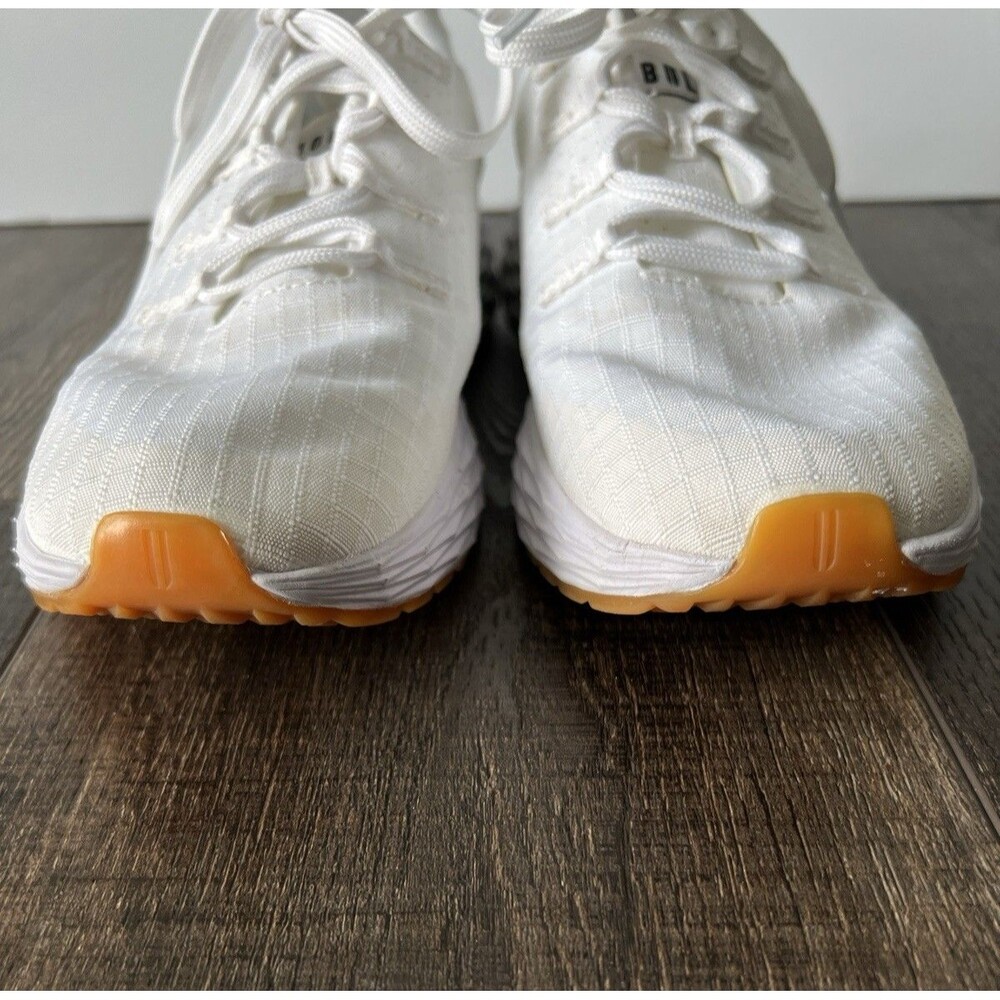 Nobull Allday Ripstop Runner Unisex M6 W7.5 Workout Gym Shoes White Gum - Picture 6 of 9